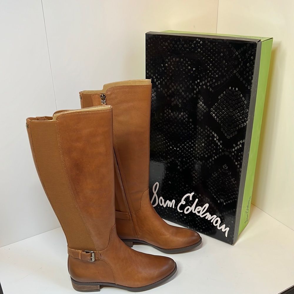 Sam Edelman Paxton Leather Riding Boots size 6.5